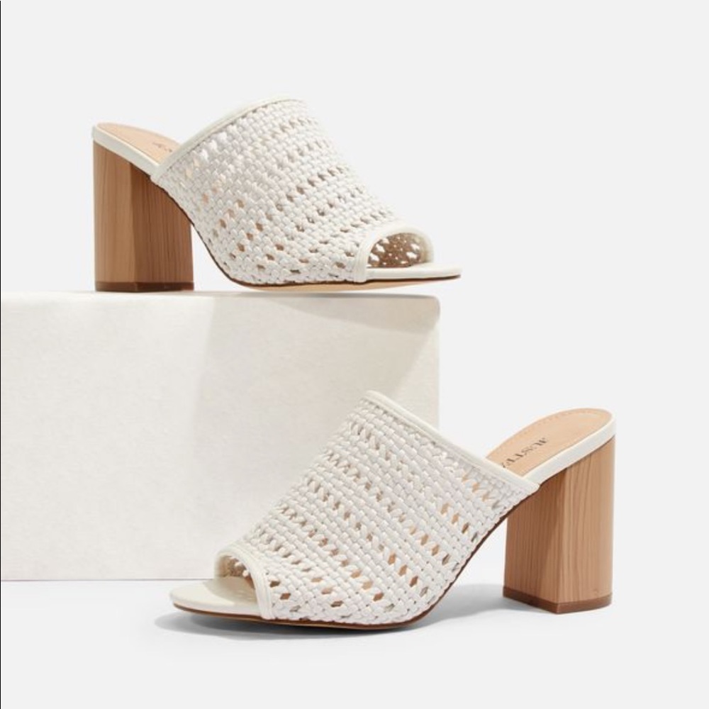 Just Fab Braided Slip on Mule